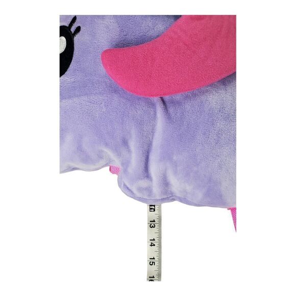 Unicorn Plush Backpack Purple Pink Straps Novelty Stuffed Animal Plush Soft - Picture 5 of 10